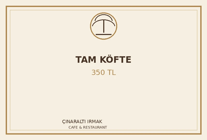 TAM KÖFTE