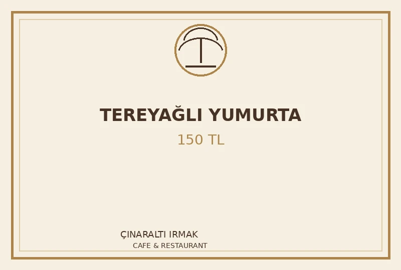 TEREYAĞLI YUMURTA