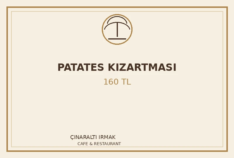 PATATES KIZARTMASI
