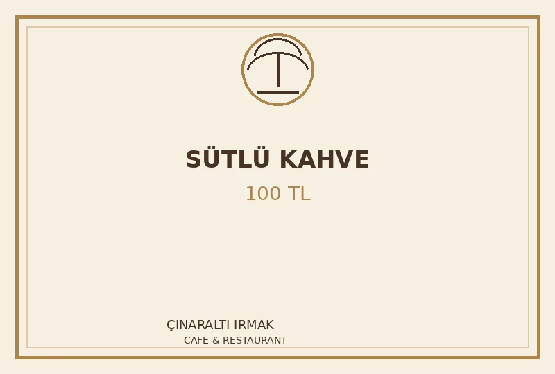 SÜTLÜ KAHVE